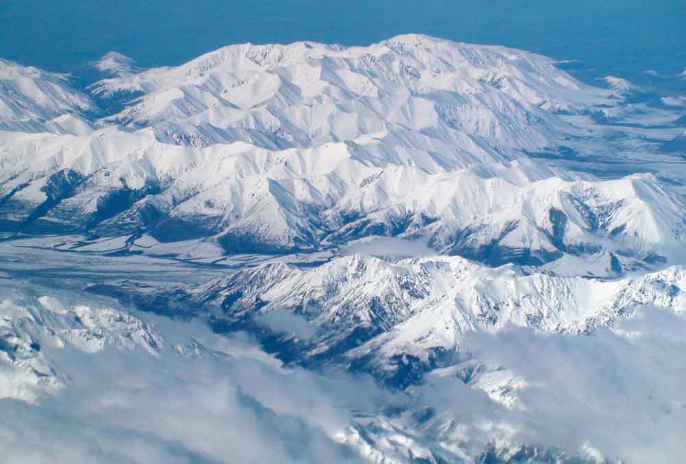 254 - Nueva Zelanda, Alpes de N. Z. - imagenes aereas